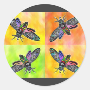 Etiqueta da traça 4 do gótico