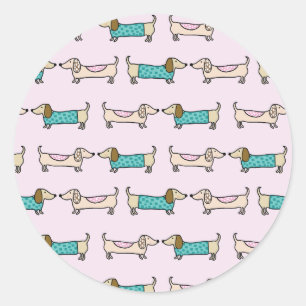 Etiqueta - dachshunds bonitos