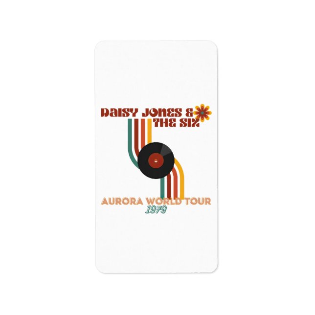 Etiqueta Daisy Jones e The Six  (Frente)
