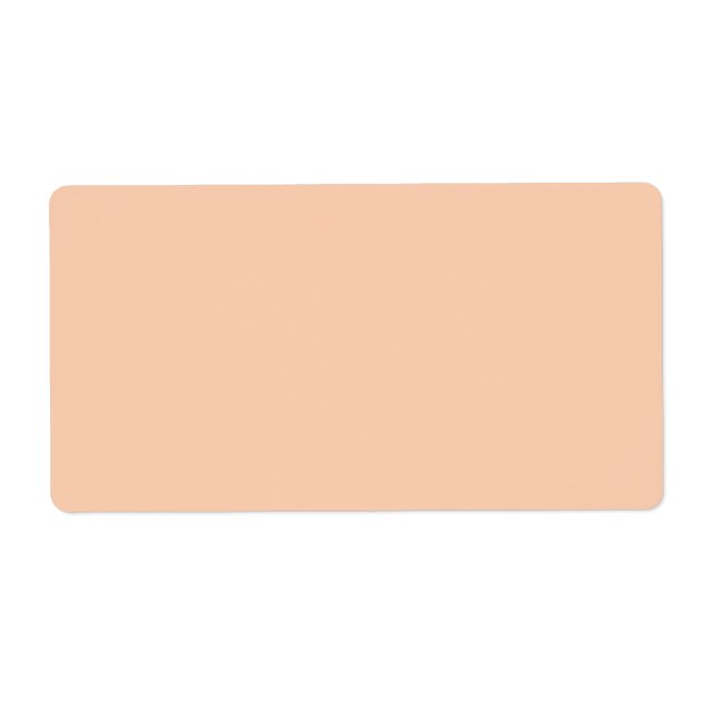 Etiqueta damasco de cor (Frente)