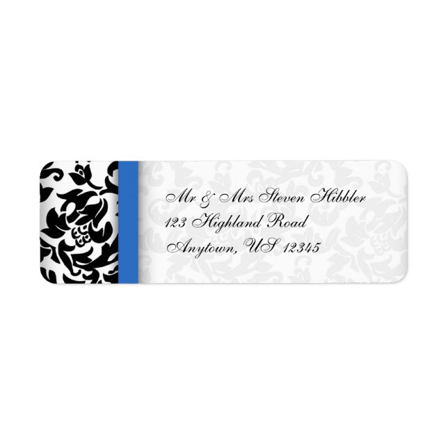 Etiqueta Damask Delight (Frente)