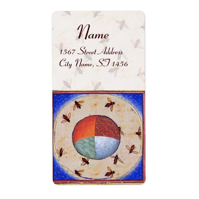 ETIQUETA DANÇA DE MEL COM QUATRO ELEMENTOS (Frente)