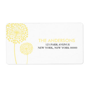 Etiqueta Dandélio Amarelo