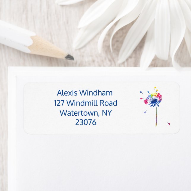 Etiqueta Dandelion Personalizado (Insitu)