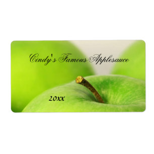 Etiqueta das conservas de Apple