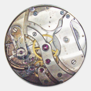 Etiqueta das peças moventes de Steampunk