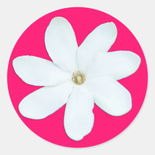 Etiqueta das pétalas da flor - personalizada