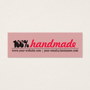 Etiqueta de 100% com distribuição manual