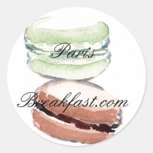 Etiqueta de 4 Paris Macarons