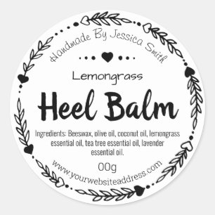 Etiqueta De Adesivo Para O Balm De Cabelo Cracking