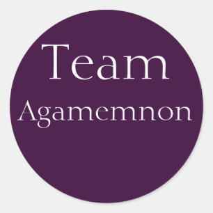 Etiqueta de Agamemnon da equipe