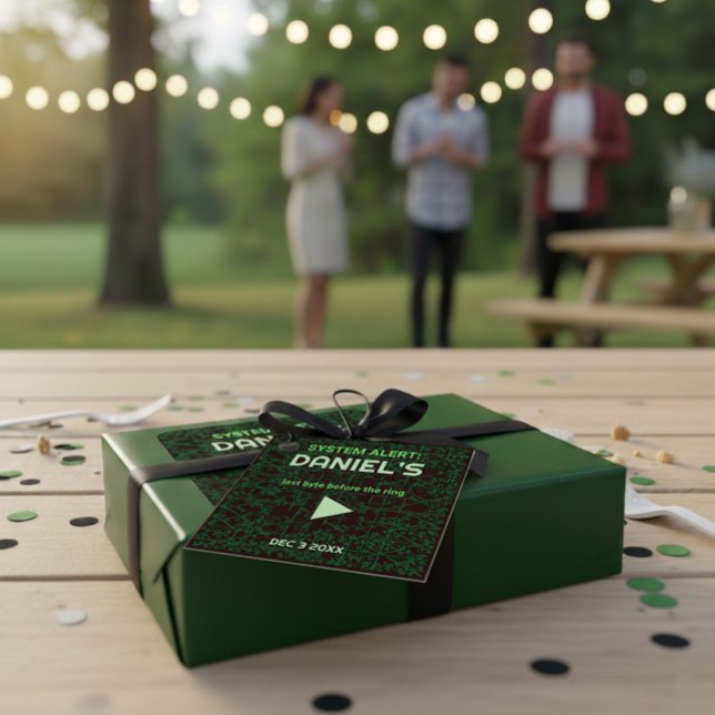 Etiqueta de Agradecimento da Festa de Código de Te (Criador carregado)