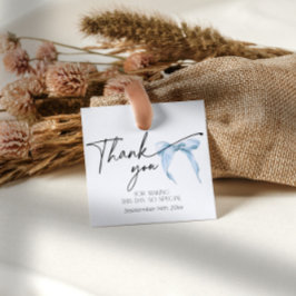 Etiqueta de agradecimento de chá de panela de noiv