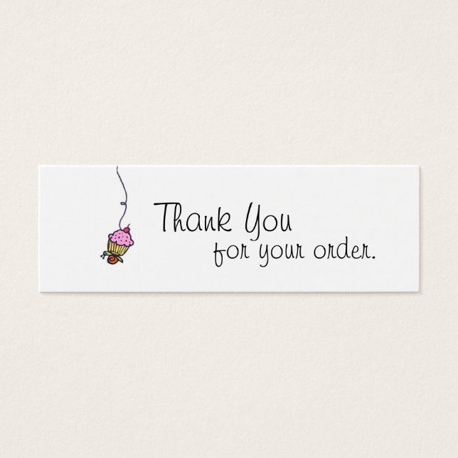 Etiqueta de agradecimento dos cupcakes (Frente)
