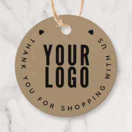 Etiqueta de Agradecimento Promocional para Logotip