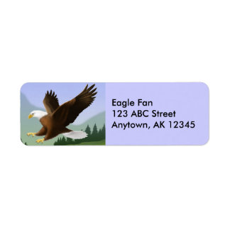 Etiqueta de Águia Cálida Voadora