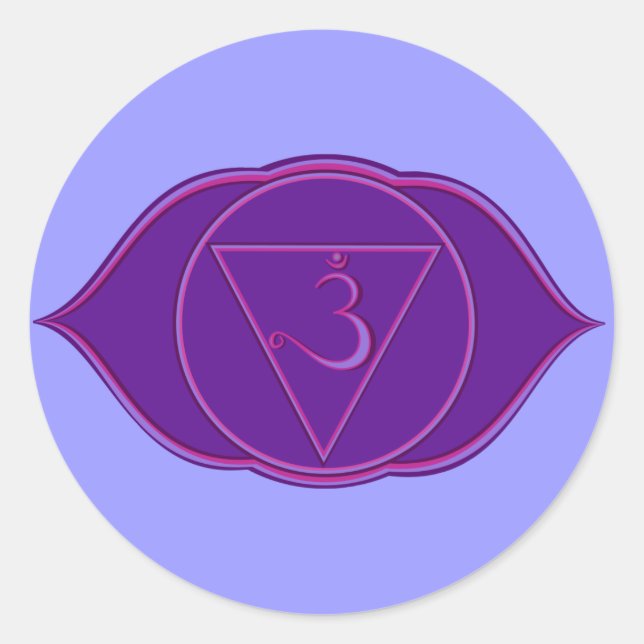 Etiqueta de Ajna Chakra (Frente)