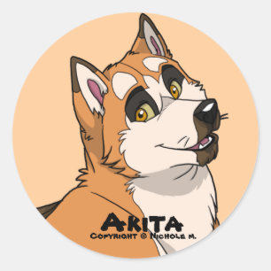 Etiqueta de Akita