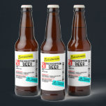 Etiqueta de Alerta de Cerveja com Receita Engraçad<br><div class="desc">Este design pode ser personalizado na área fornecida alterando a foto e/ou texto. Ou pode ser personalizado clicando em Personalizar este Modelo e, em seguida, escolhendo a opção de personalizar ainda mais e excluir ou alterar a cor do fundo, adicionar texto, alterar a cor ou o estilo do texto, ou...</div>