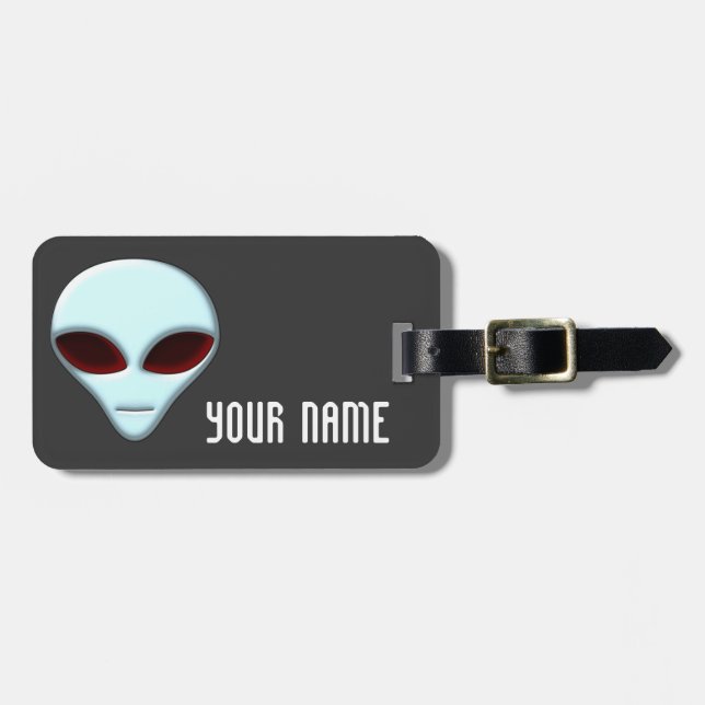 Etiqueta de alienígena 01 Bagagem (Frente Horizontal)
