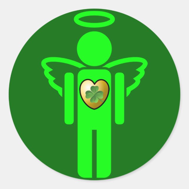 Etiqueta de anjo irlandês (Frente)