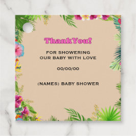 Etiqueta de Apreciação do Bebê Aloha