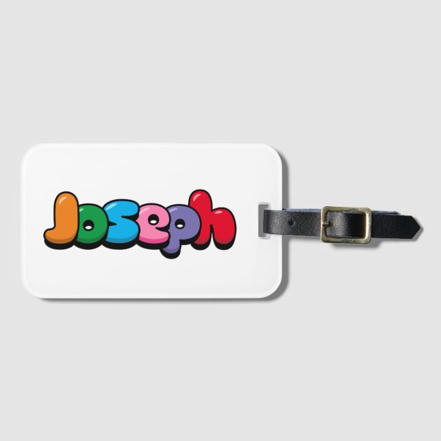 Etiqueta de Bagagem (Frente Horizontal)