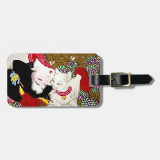 ETIQUETA DE BAGAGEM 月岡芳年 , 猫が好き