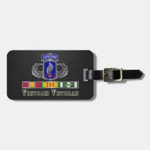 Etiqueta De Bagagem 173ª Brigada Aerotransportada Veterano do Vietnã