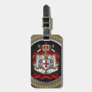 Etiqueta De Bagagem [200] Cavaleiros Templários Casaco de Armas