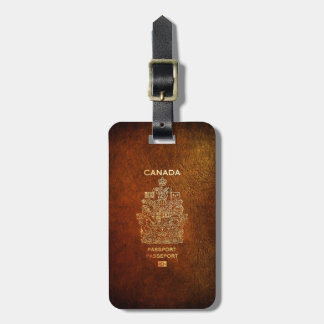 Etiqueta De Bagagem [200] Cobrir de passaporte canadiano