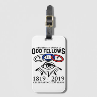 Etiqueta De Bagagem 200th Tag da bagagem do aniversário IOOF