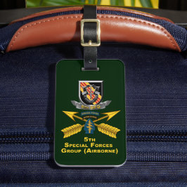 Etiqueta De Bagagem 5º Grupo de Forças Especiais (Aerotransportado)