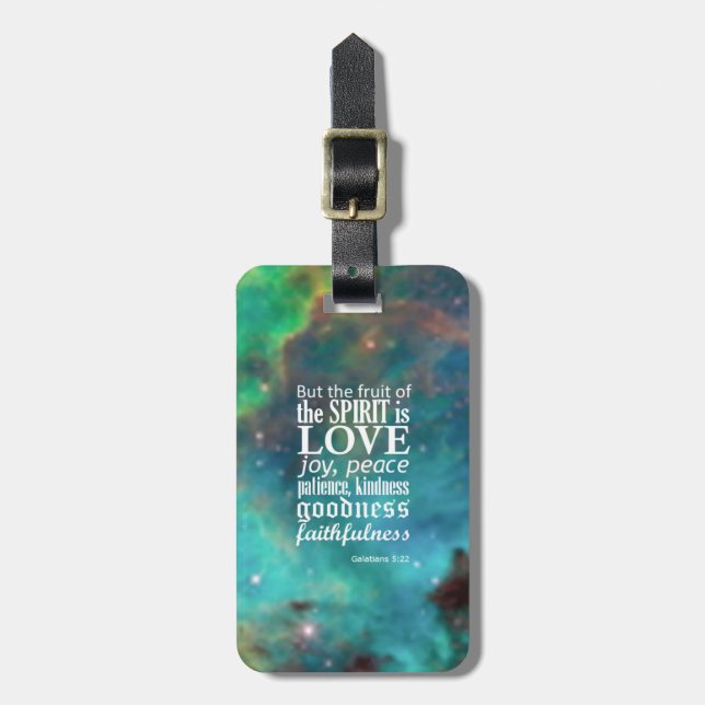Etiqueta De Bagagem 5:22 de Galatians (Frente Vertical)
