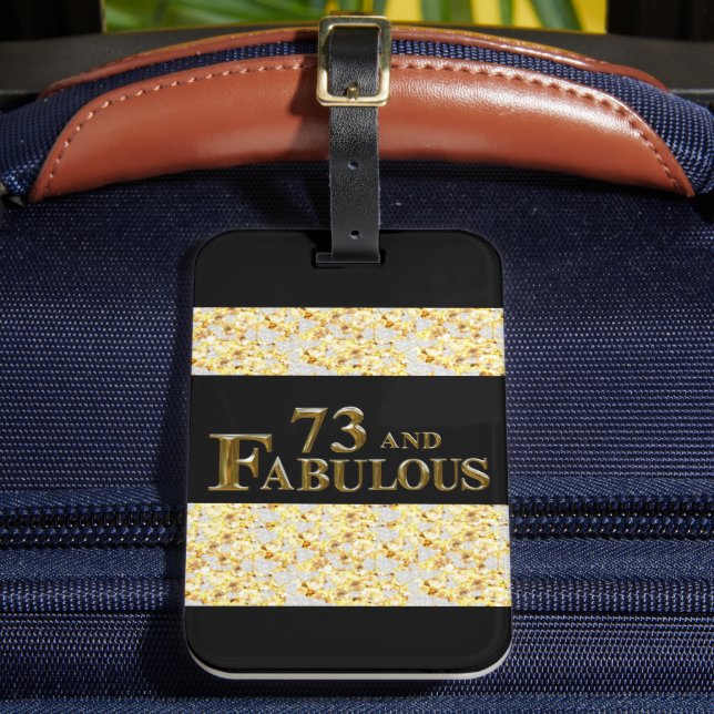 Etiqueta De Bagagem 73º aniversário (Frente Insitu 2)