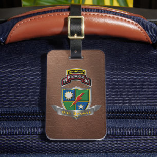 Etiqueta De Bagagem 75º Regimento Ranger