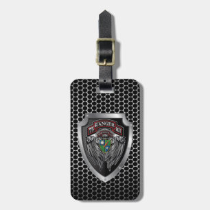 Etiqueta De Bagagem 75º Regimento Ranger "Rangers Lideram O Caminho"