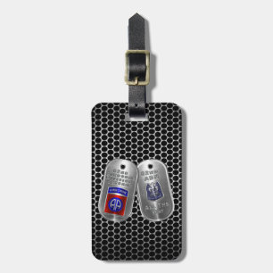 Etiqueta De Bagagem 82.a Divisão de Transportes Aéreos "Dog tags"