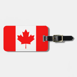 Etiqueta De Bagagem A bandeira canadense, Canadá