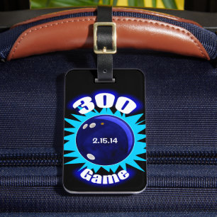 Etiqueta De Bagagem A Bola de boliche perfeita do jogo 300