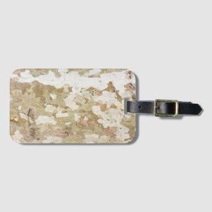 Etiqueta De Bagagem A camuflagem da árvore planificada parece um padr