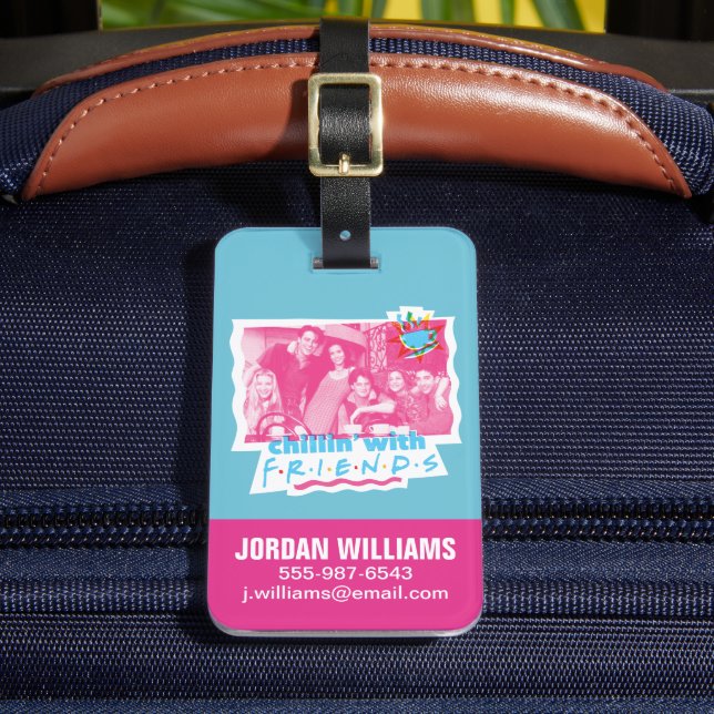 Etiqueta De Bagagem A chorar com os AMIGOS™ (Frente Insitu 2)