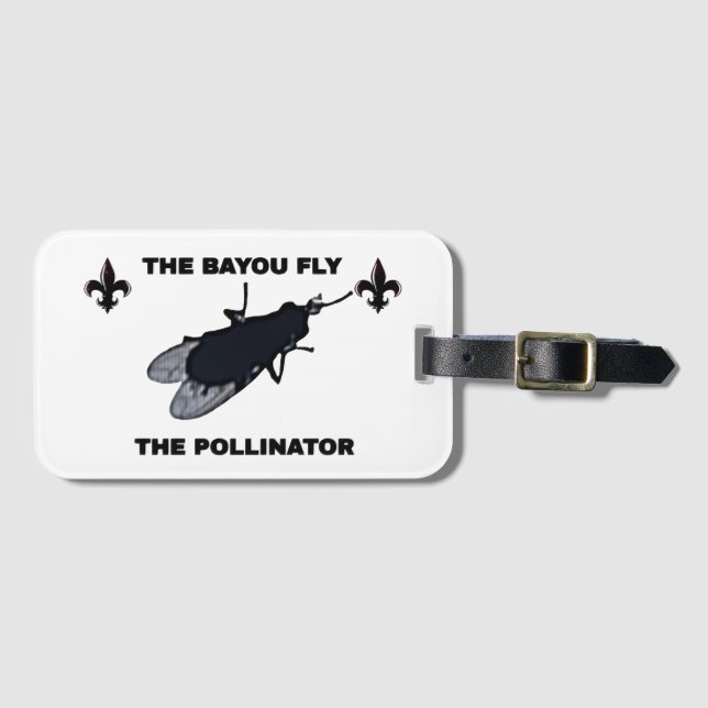 Etiqueta De Bagagem A Mosca do Bayou (Frente Horizontal)