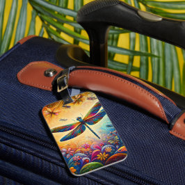 Etiqueta De Bagagem A Viagem da Dragonfly