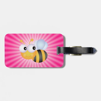 Etiqueta De Bagagem Abelhas Cuecas; Rosa