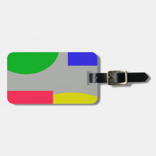 Etiqueta De Bagagem Abstrato