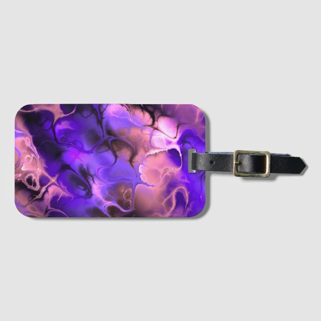 Etiqueta De Bagagem Abstrato (Frente Horizontal)