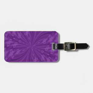 Etiqueta De Bagagem Abstrato Borboleta Raspberry Roxo Roxo