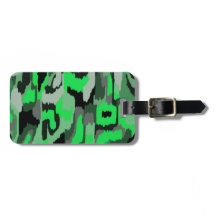 Abstrato de arte verde e preta