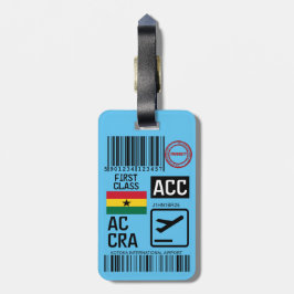 Etiqueta De Bagagem Accra airport travel tag